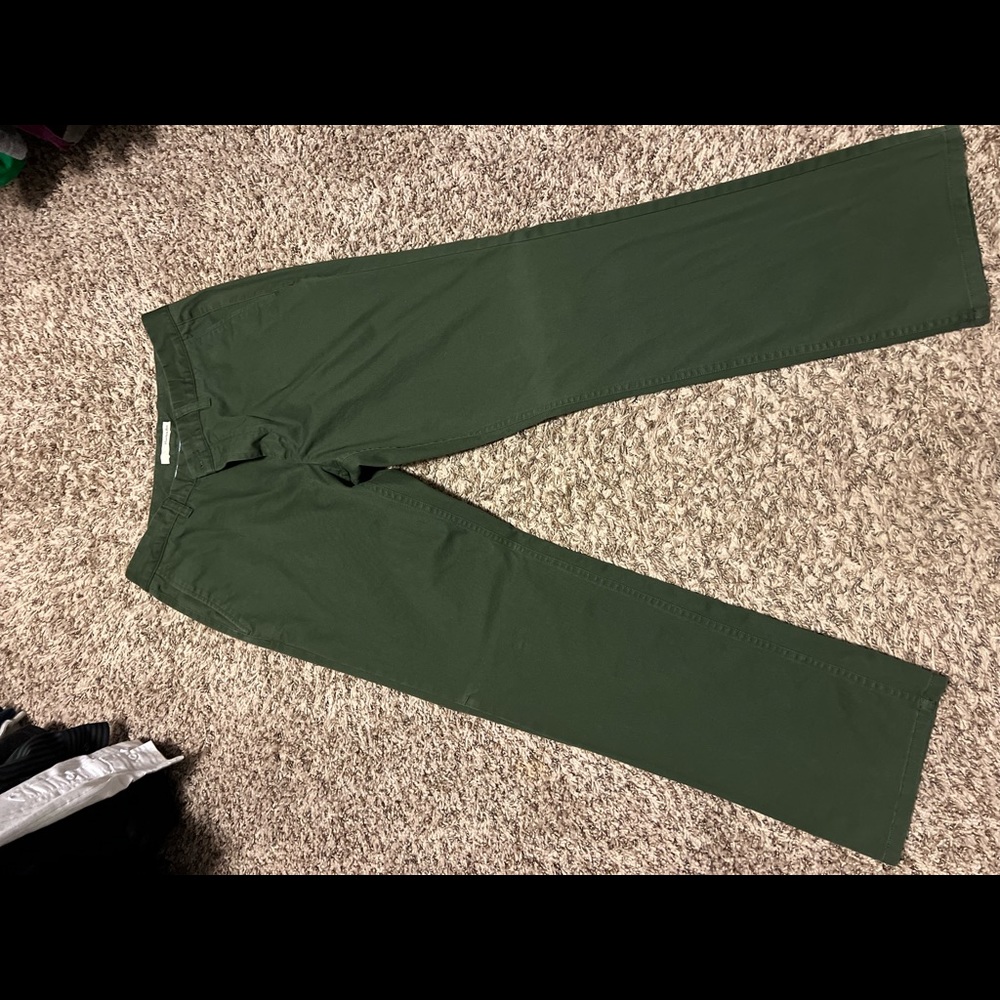 4/$25 Men’s Hawker Rye dress pants, olive green 32x30
